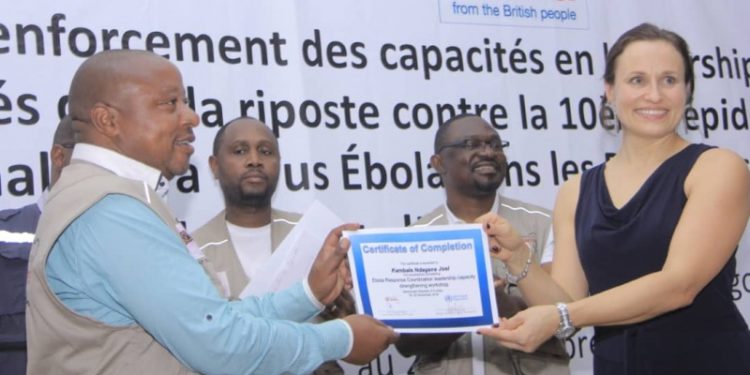 Ebola : Clôture à Goma de latelier de renforcement des capacités en leadership des acteurs impliqués dans la riposte Ebola : Clôture à Goma de latelier de renforcement des capacités en leadership des acteurs impliqués dans la riposte