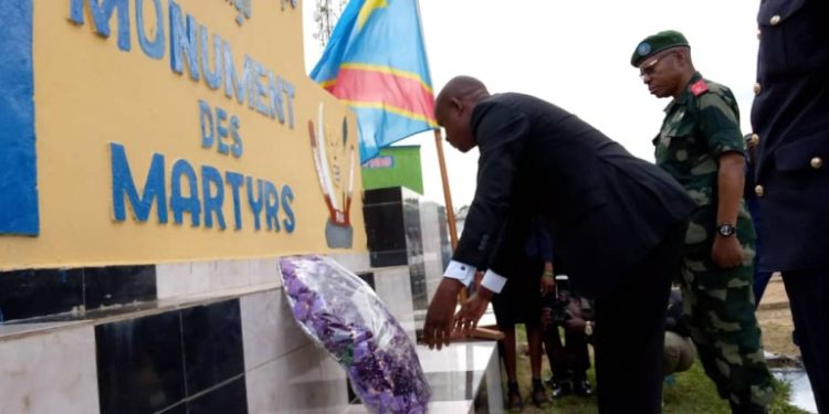 Ituri : Les militaires FARDC honoré par UCIRCAN BULE en mémoire de la journée des martyrs de lindépendance.