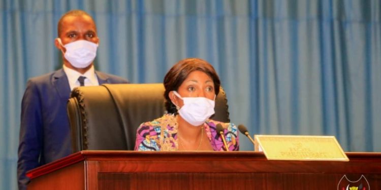 Ass.Nat-déchéance de Kabund : Jeanine Mabunda salue l’esprit démocratique et l’État de droit