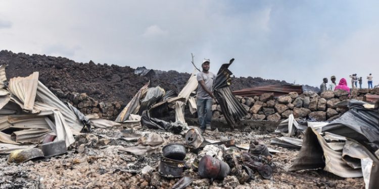 RDC : les victimes de l’éruption de Nyiragongo redoutent les pluies