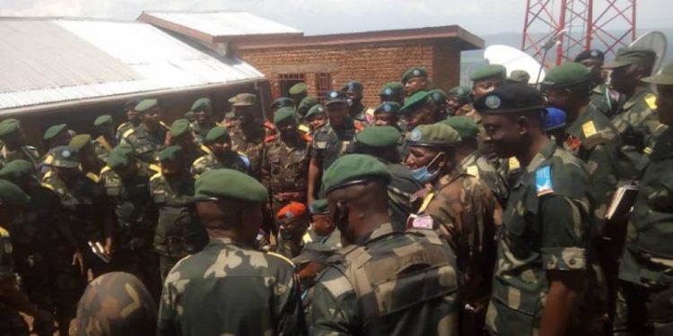 Traque des ADF à Béni : le général de brigade Mputela Bertin en tournée dans la zone opérationnelle,
