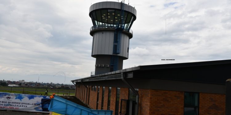Nord-Kivu : Laéroport international de Goma doté dune tour de contrôle de 25 mètres