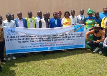 Idjwi : le CCPSC capacite les animateurs de la société civile sur les techniques de plaidoyer et résolution pacifique des conflits