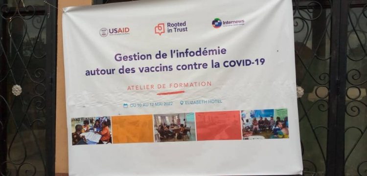 Bukavu : Internews forme les journalistes sur la gestion de linfodémie autour des vaccins contre le Covid-19. Bukavu : Internews forme les journalistes sur la gestion de linfodémie autour des vaccins contre le Covid-19.