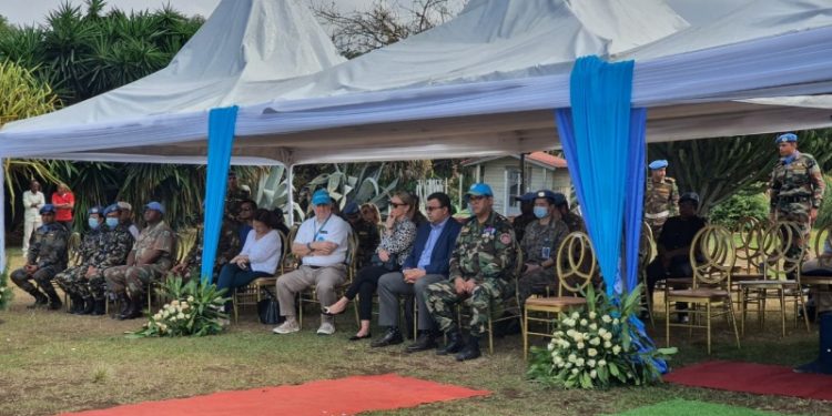 Goma: hommages aux casques bleus, le gouvernement Congolais brille par son absence