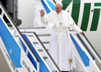 RDC : le pape François est arrivé