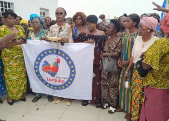 Le 5 mai, les femmes de Lamuka projettent un sit-in de protestation devant l’ambassade de l’Union européenne située à Kinshasa