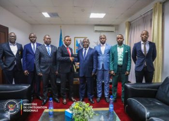 RDC: Le leader Jonas Kasimba a dirigé un groupe d’opérateurs économiques de l’Ituri lors des réunions avec plusieurs ministres pour discuter de questions liées à leur secteur