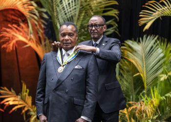 Le président rwandais Paul Kagame honore le président congolais Denis Sasou Ngwesso pour son leadership remarquable