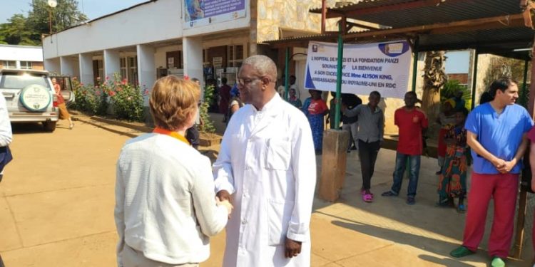 Sud-Kivu : lambassadrice Britannique en RDC émerveillée par le travail de lHôpital de Panzi Sud-Kivu : lambassadrice Britannique en RDC émerveillée par le travail de lHôpital de Panzi