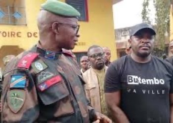 Butembo : Le général Eva Somo , nouveau gouverneur du Nord-Kivu, réaffirme son engagement à reprendre les zones  sous  contrôle du M23-RDF