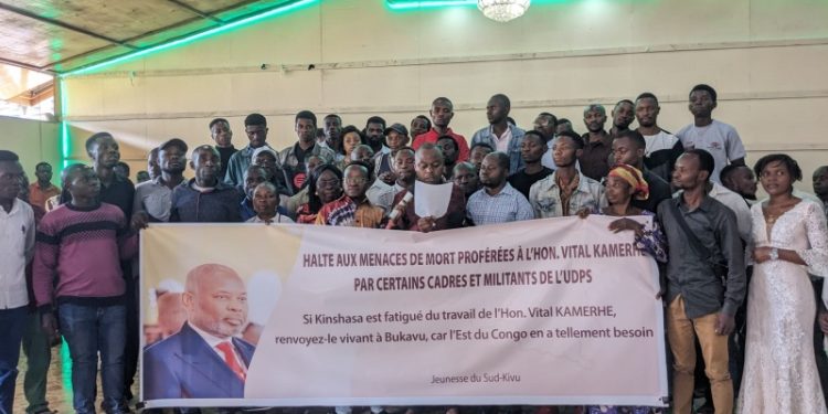 Sud-Kivu : Des organisations des jeunes appellent à des sanctions contre les pourfendeurs de Vital Kamerhe.