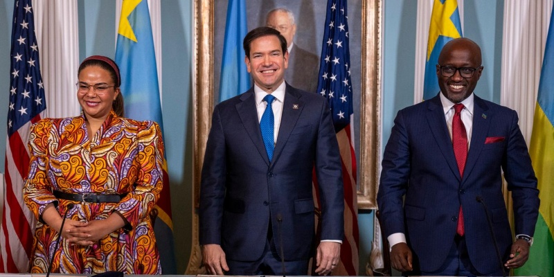 RDCRwanda : première réunion du comité mixte de paix sous légide de lUA, du Qatar et des États-Unis RDCRwanda : première réunion du comité mixte de paix sous légide de lUA, du Qatar et des États-Unis